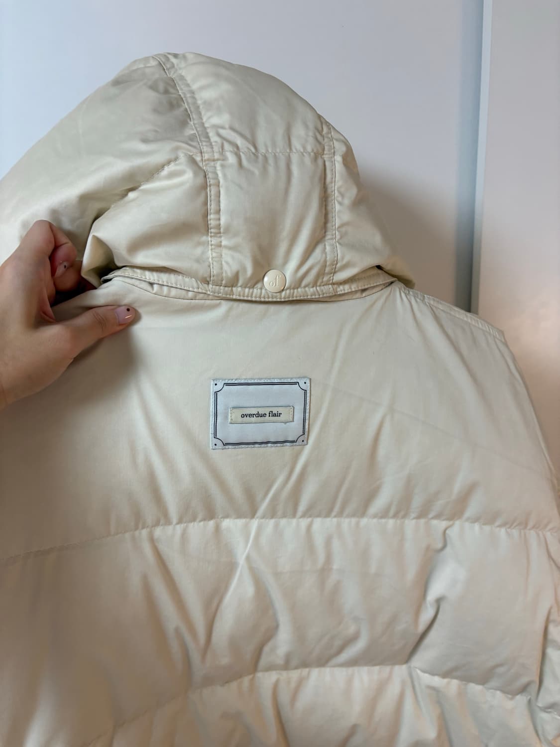 오버듀플레이어 후드 다운 패딩 상품이미지8