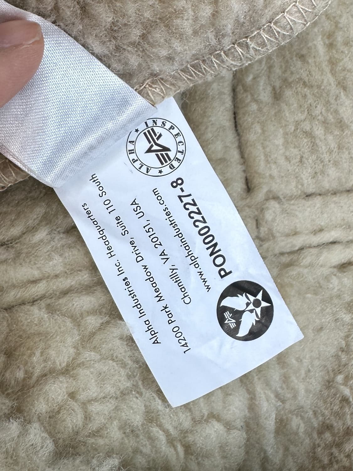 알파인더스트리 U.S.A.F 타입 B-3 무스탕 상품이미지10