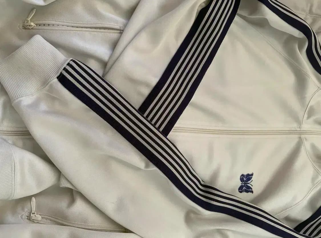 니들스 트랙자켓 폴리 스무스 XL - 아이스 화이트 상품이미지2