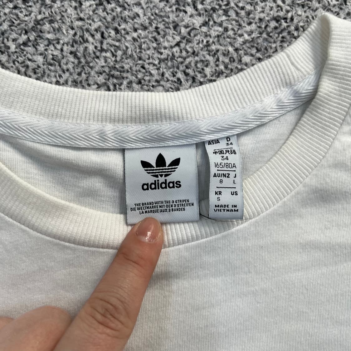 S 아디다스 여성 오버핏 반팔티 0327M 상품이미지2