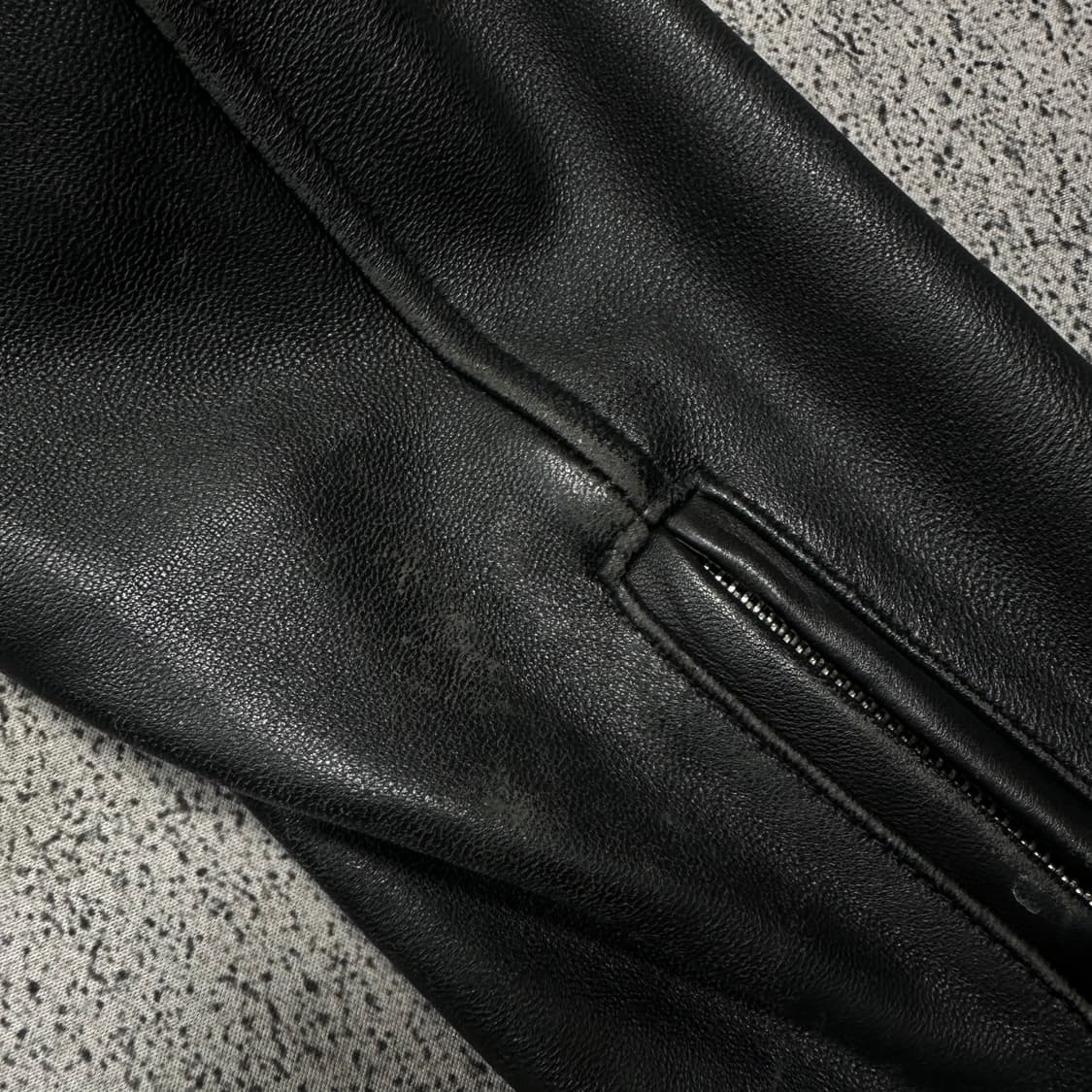 ✨ (바배) 빈티지 심플 양가죽 자켓 상품이미지7