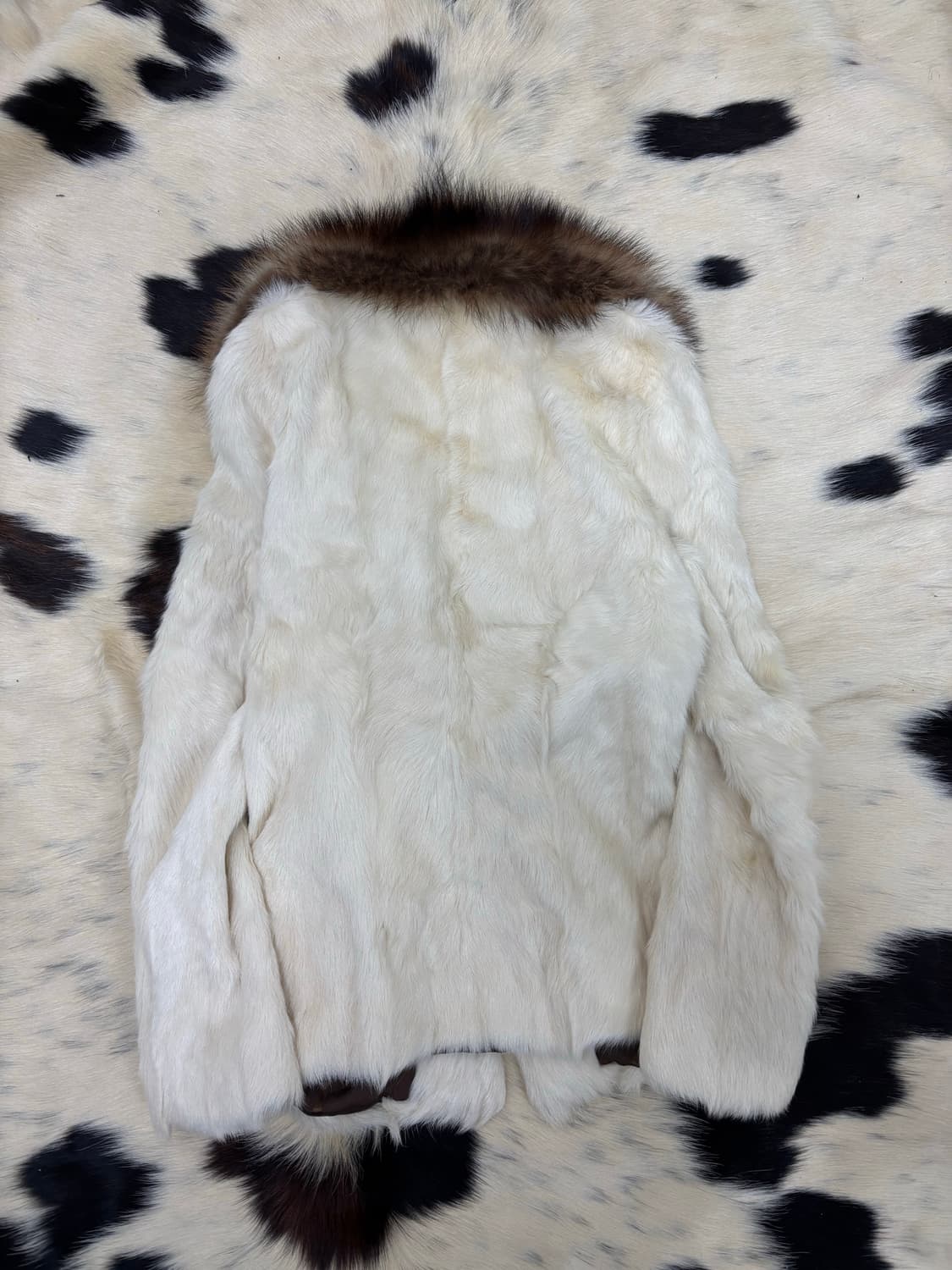 Gal Mood KidLamb White Fur Jacket 상품이미지10