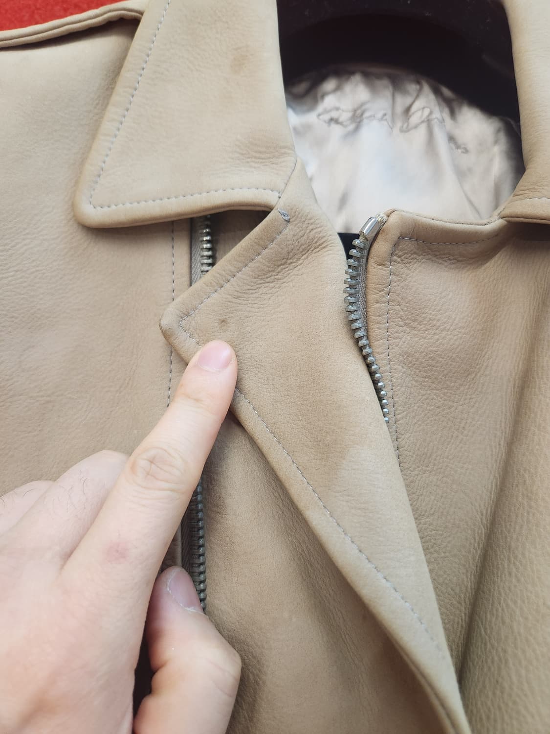 릭오웬스 가죽자켓 새제품 상품이미지4