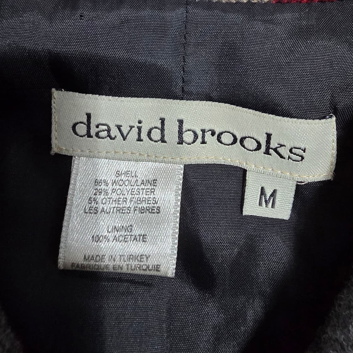 (M)여성 david brooks 체크 울 자켓 셔켓 상품이미지4