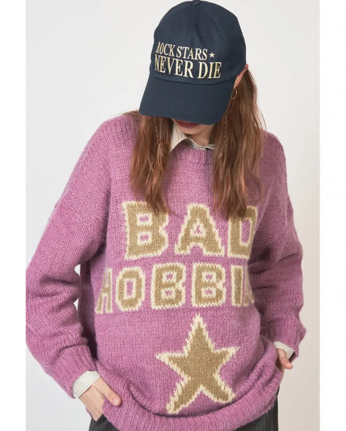 크랭크 락스타네버다이 네이비 캡모자 볼캡 빈티지 단종 상품이미지2