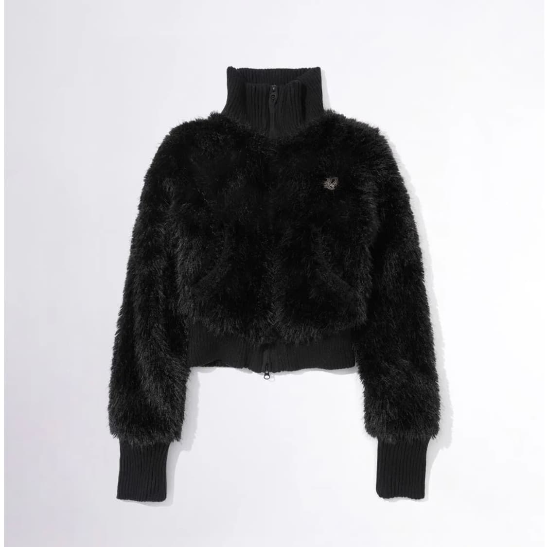 스컬프터 퍼 집업 (블랙) 상품이미지1