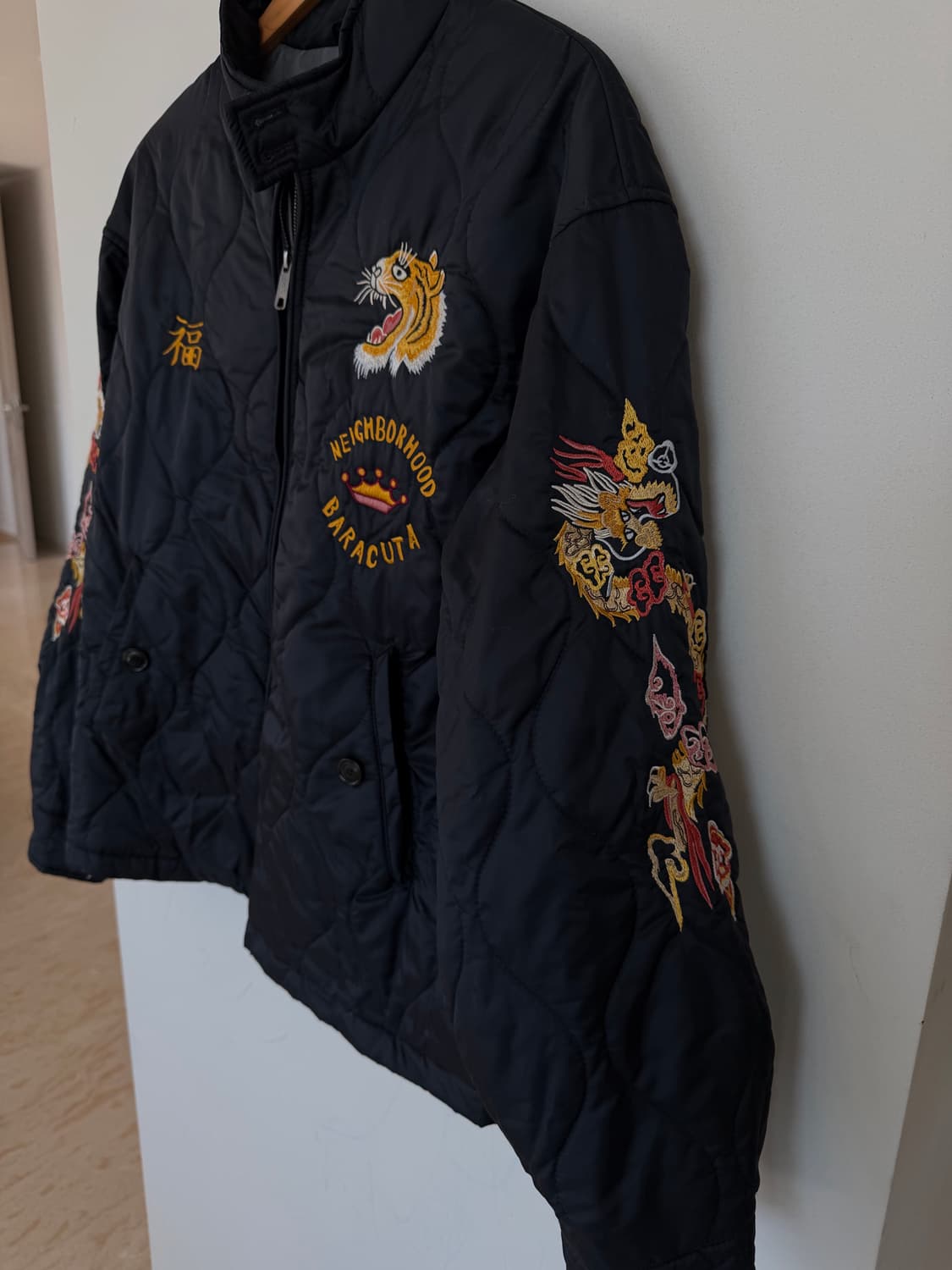 바라쿠다 x 네이버후드 퀼티드G4 자켓 네이비 상품이미지3