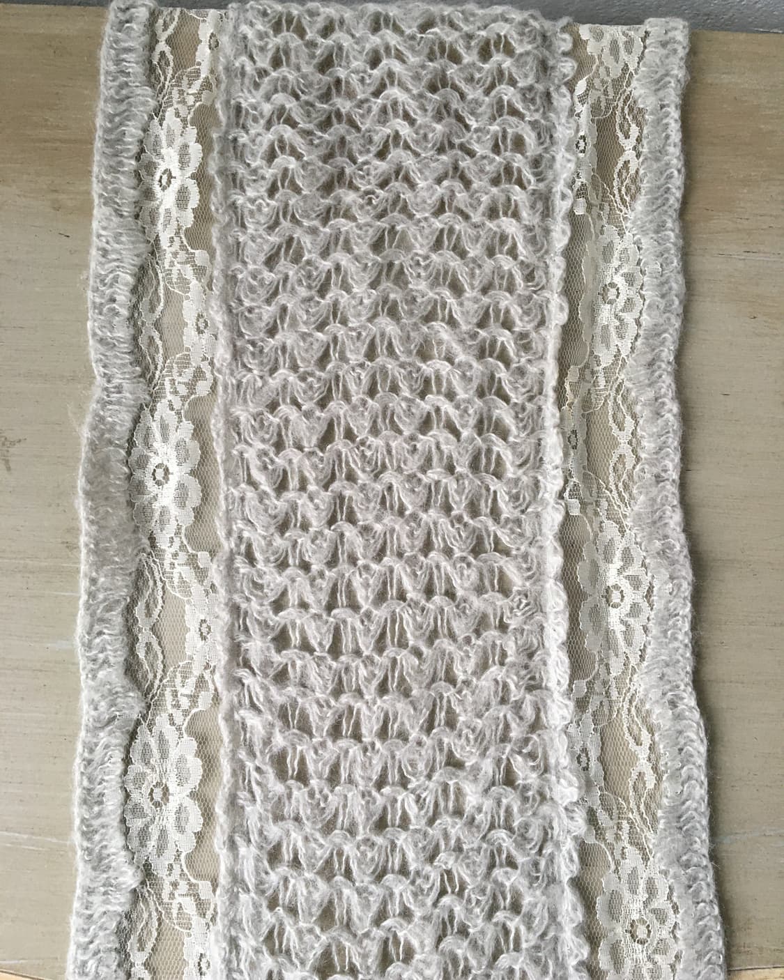 lace trimming net muffler 상품이미지4