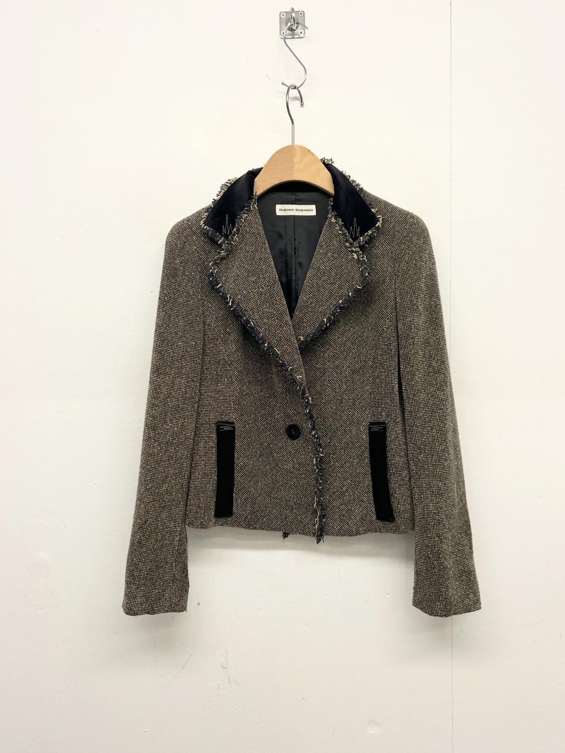 히로코 코시노 트위드 자켓  상품이미지1