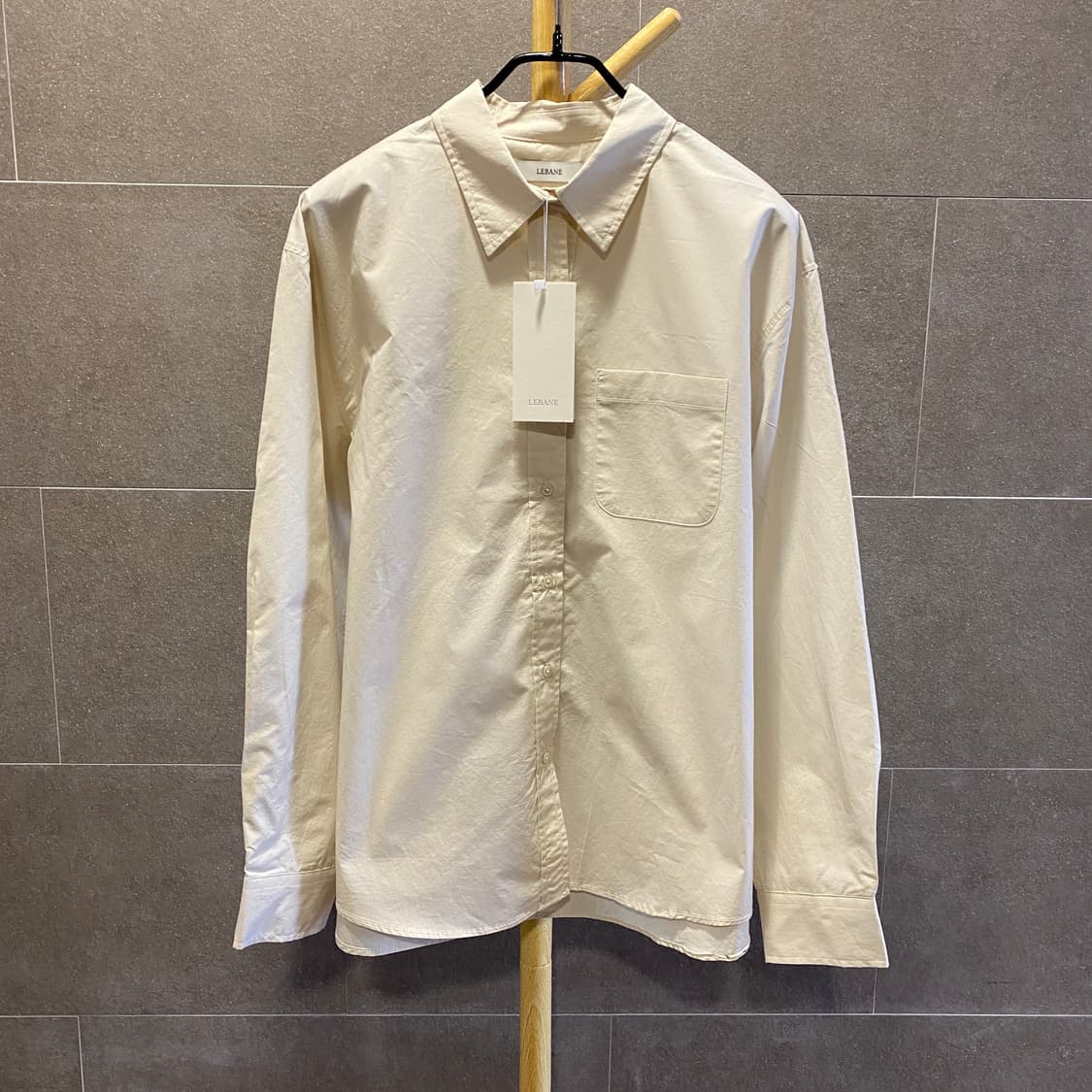 [택,새상품] REBANE 르베인 코튼 셔츠 상품이미지2