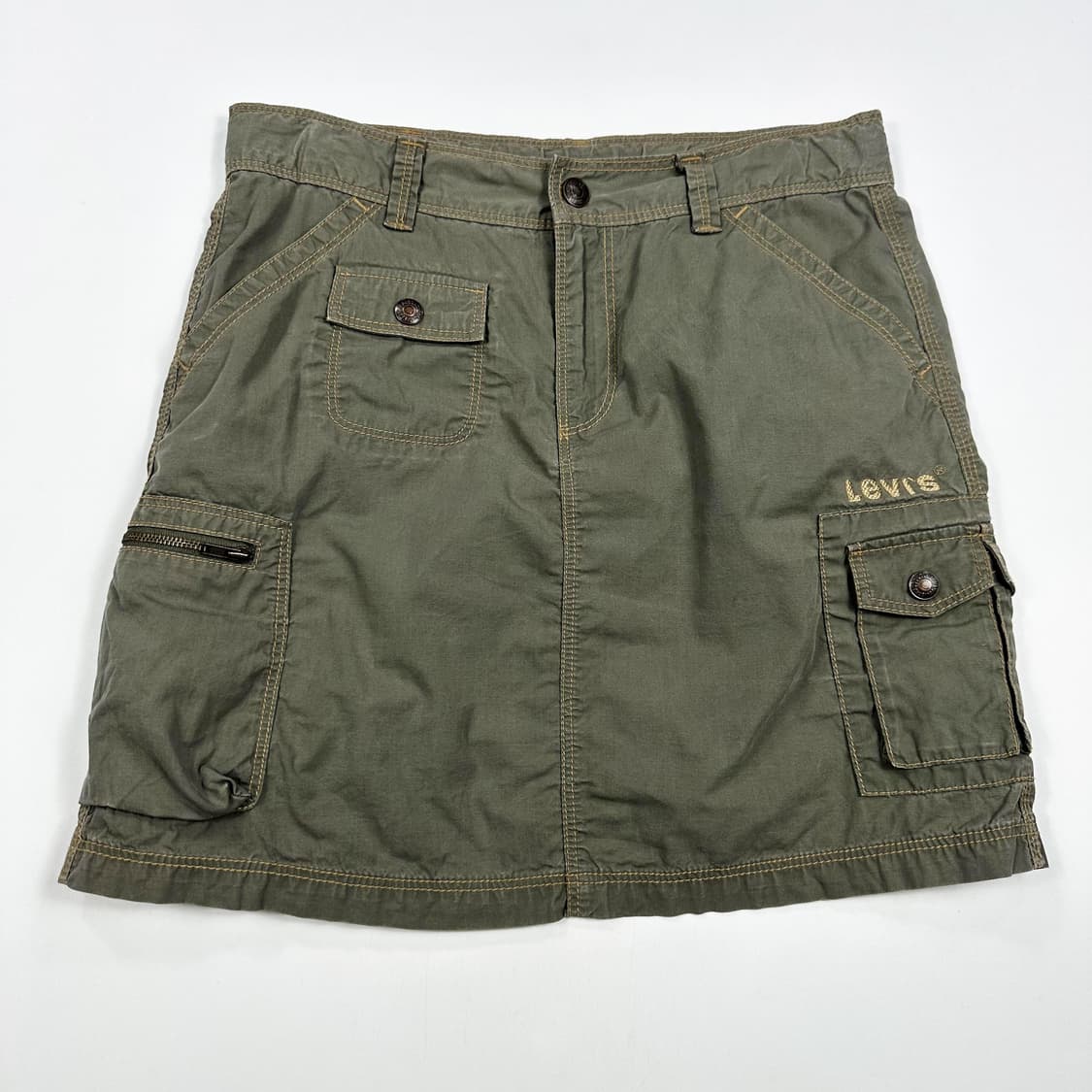 28 리바이스 레드탭 카고 미니스커트 카키 상품이미지1