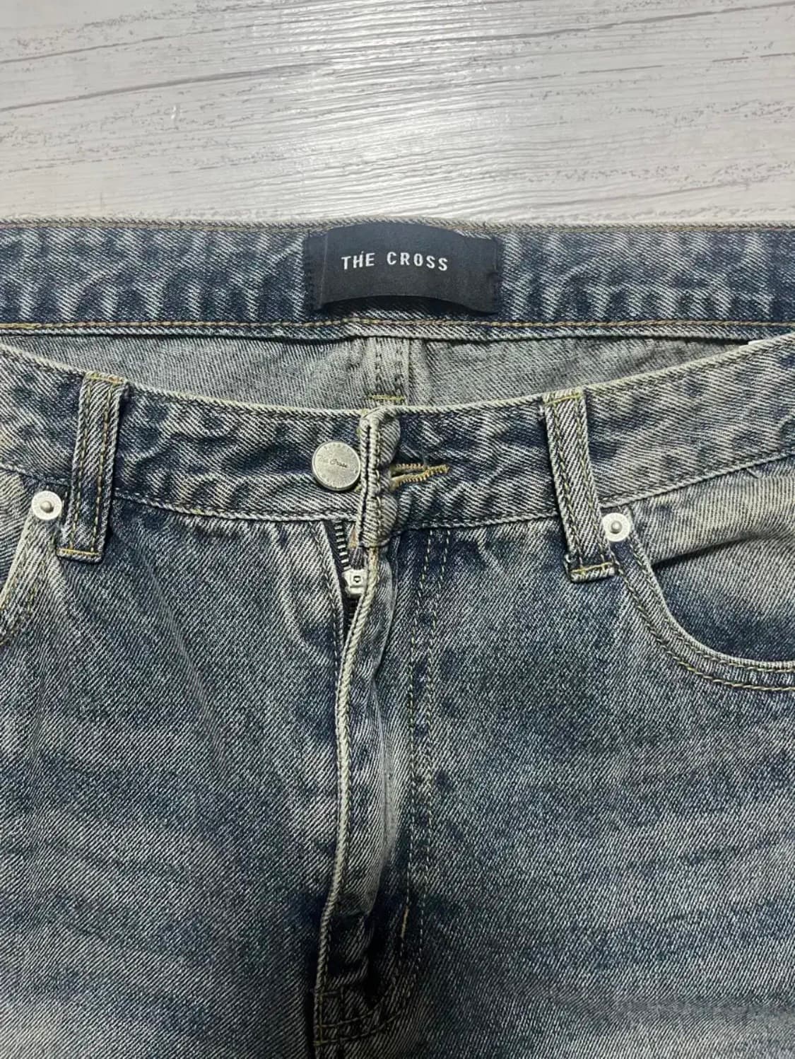 THE CROSS 데님 카고 바지 상품이미지2
