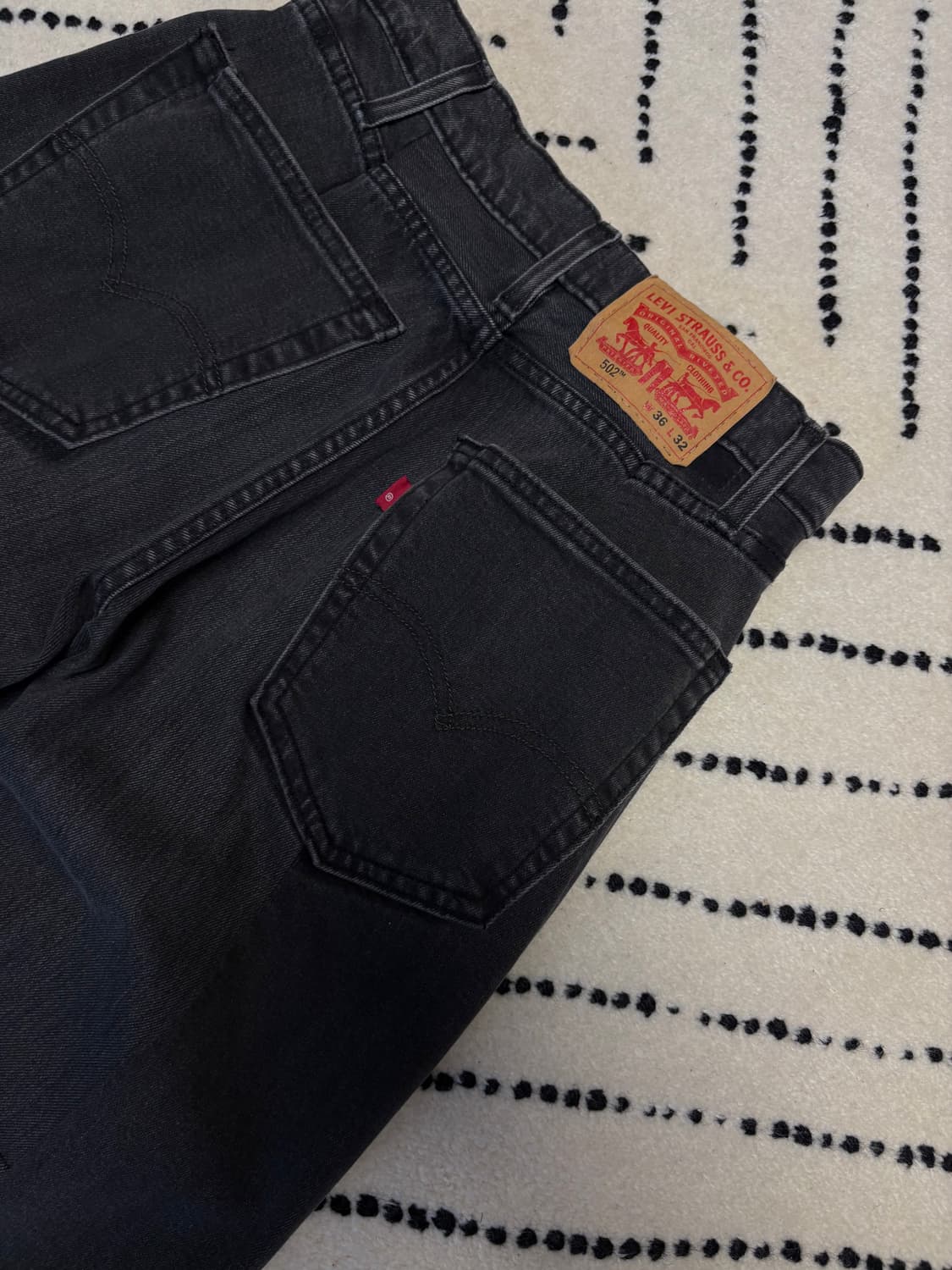 Levis 502 리워크 와이드 핏 데님  상품이미지5