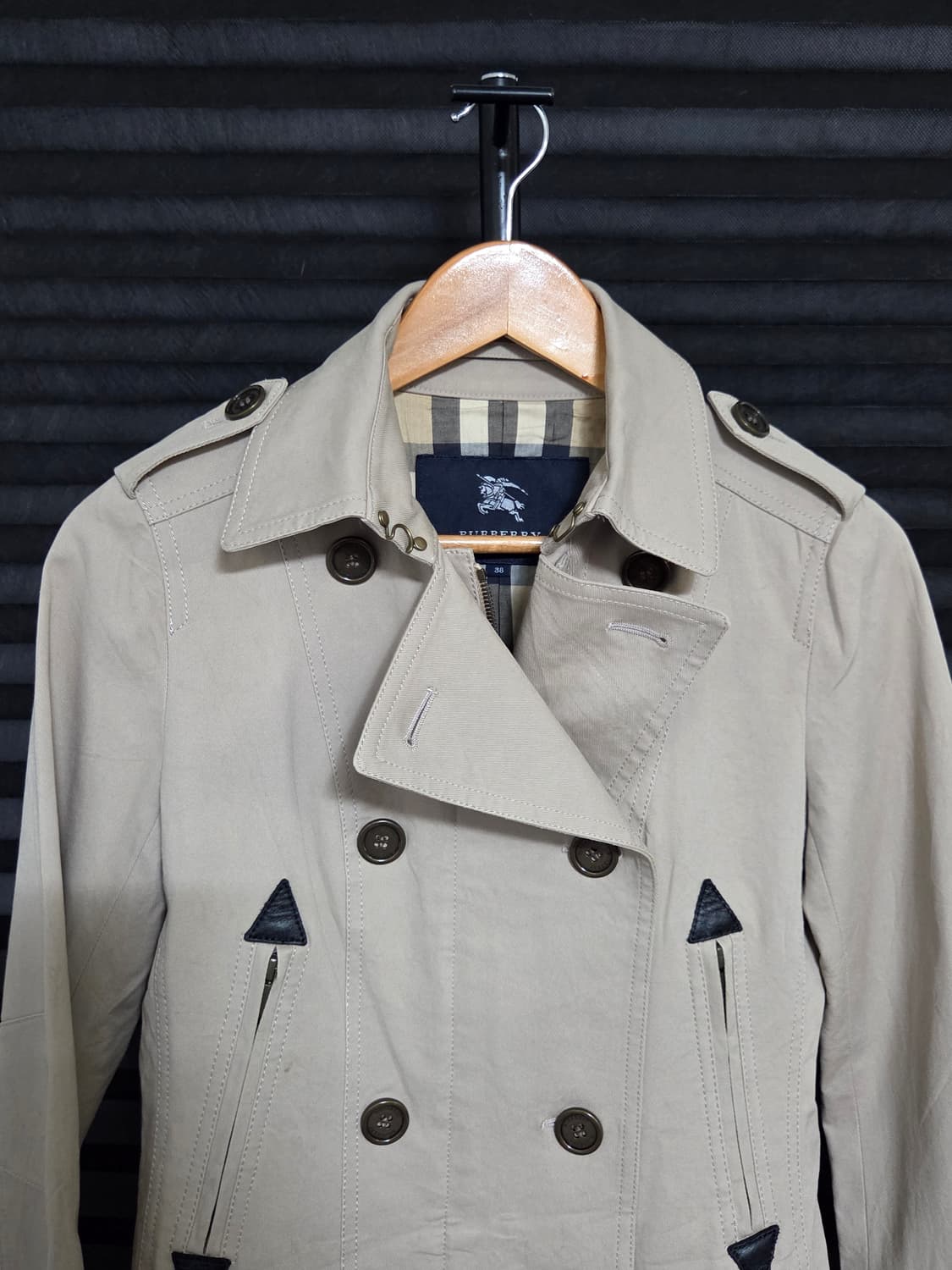 (정품) [버버리] 더블 브레스티드 트렌치 라이더 자켓 | 00049 상품이미지2