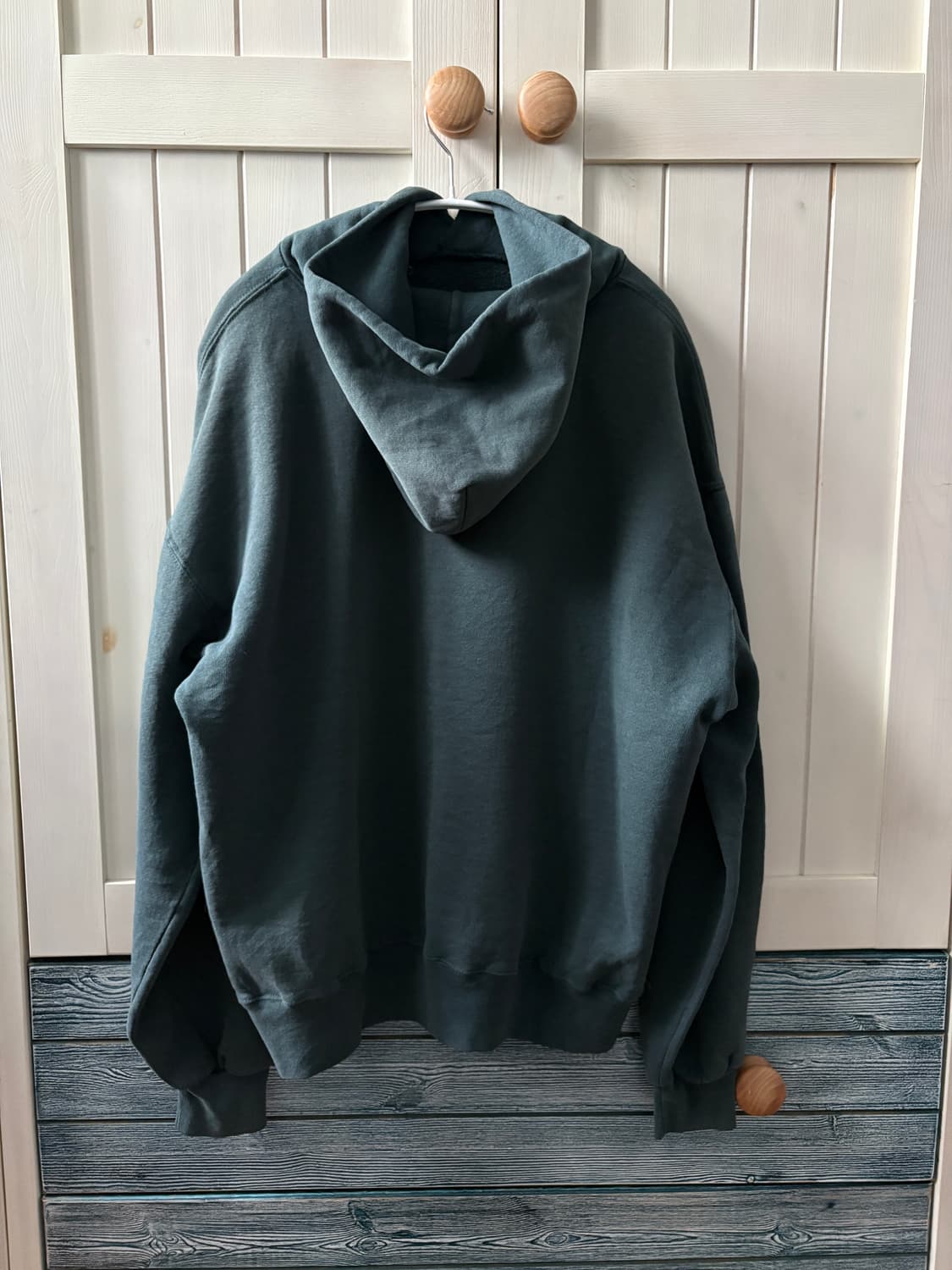 90s 미제 usa 러셀 후드 다크 그린 L 라지사이즈 상품이미지3