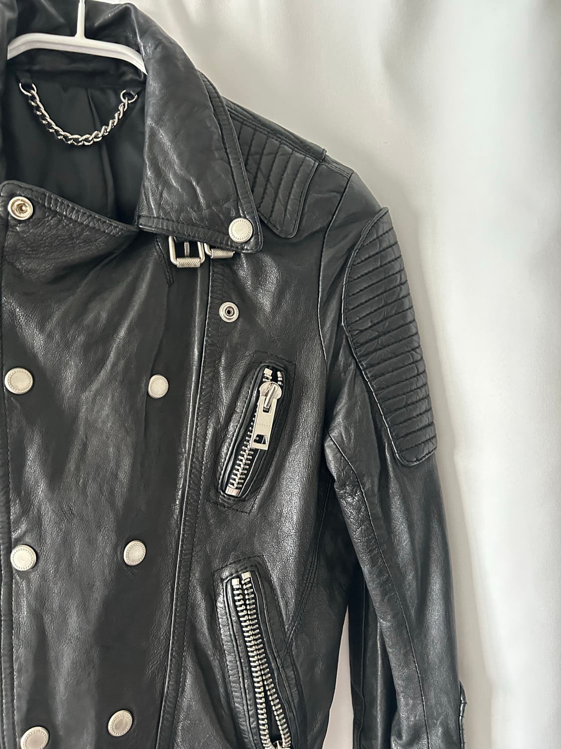 램스킨 바이커 자켓 상품이미지4