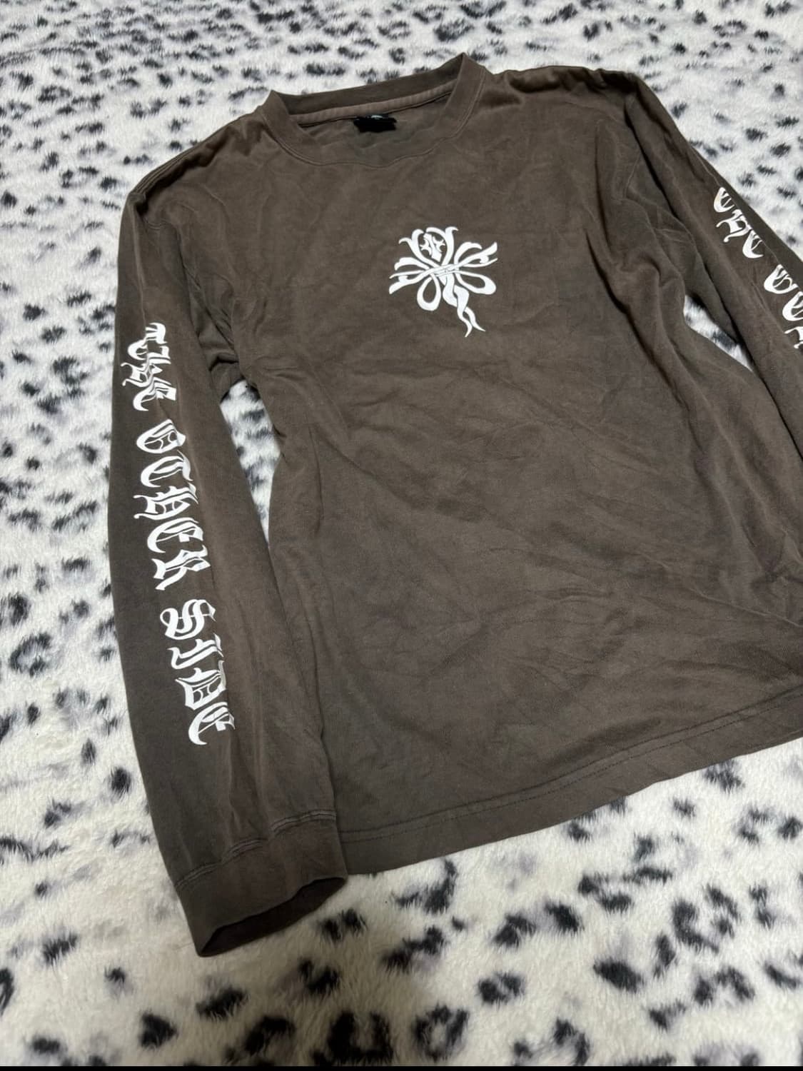 Y2k mood print Sleeve 상품이미지3