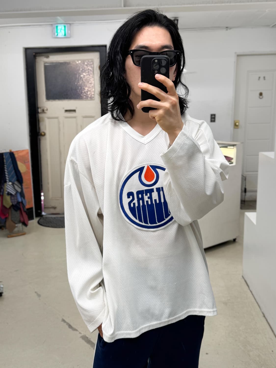 90’s NHL 오일러스 하키져지 상품이미지8