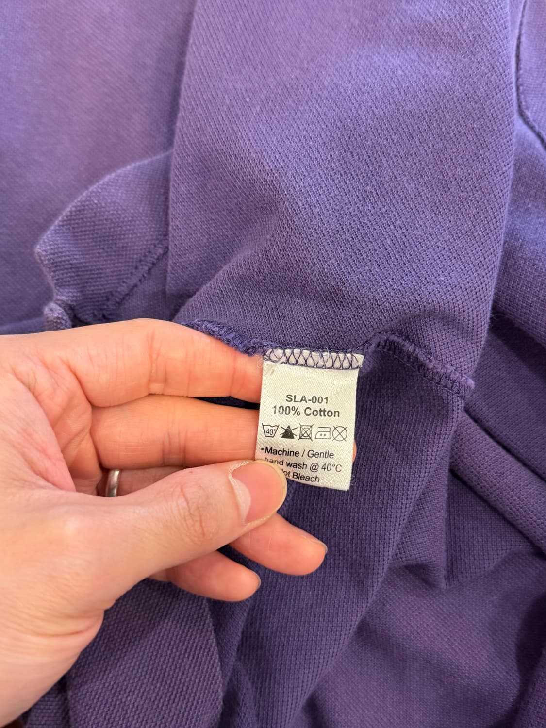 Lacoste 라코스테 카라티 pk 반팔 티셔츠 (purple) 상품이미지8