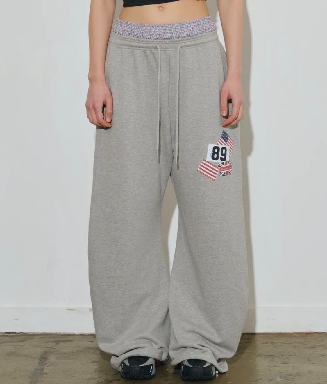 미드나잇무브 rd check pants (grey) 상품이미지1