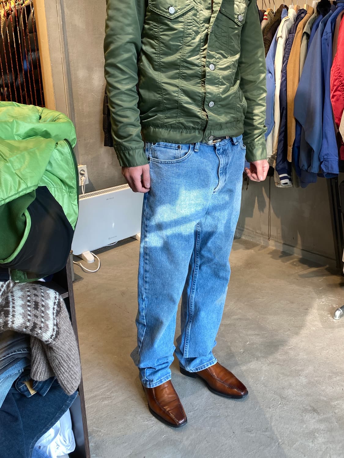 랭글러 레귤러핏 데님 상품이미지2