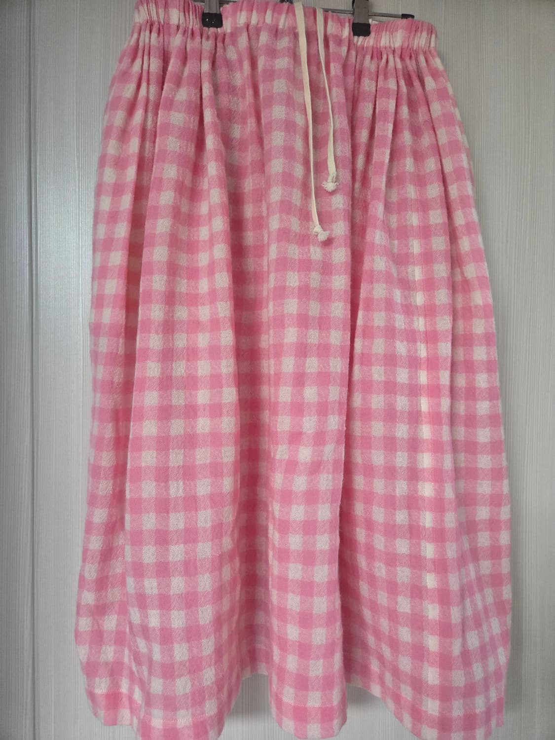 Tao 꼼데가르송 2025ss 깅엄체크 스커트  상품이미지2