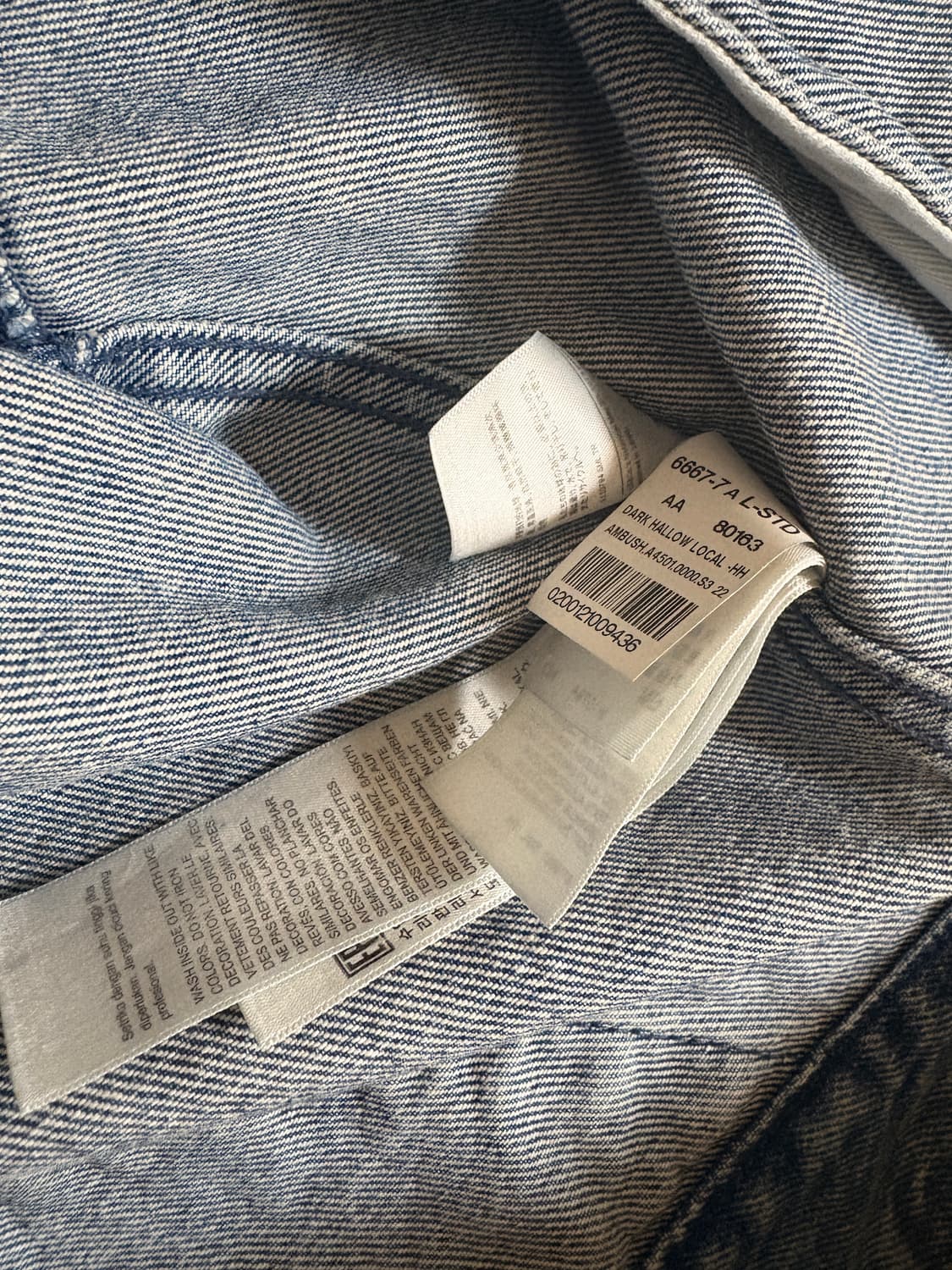 리바이스 앰부쉬 콜라보 데님자켓 상품이미지4