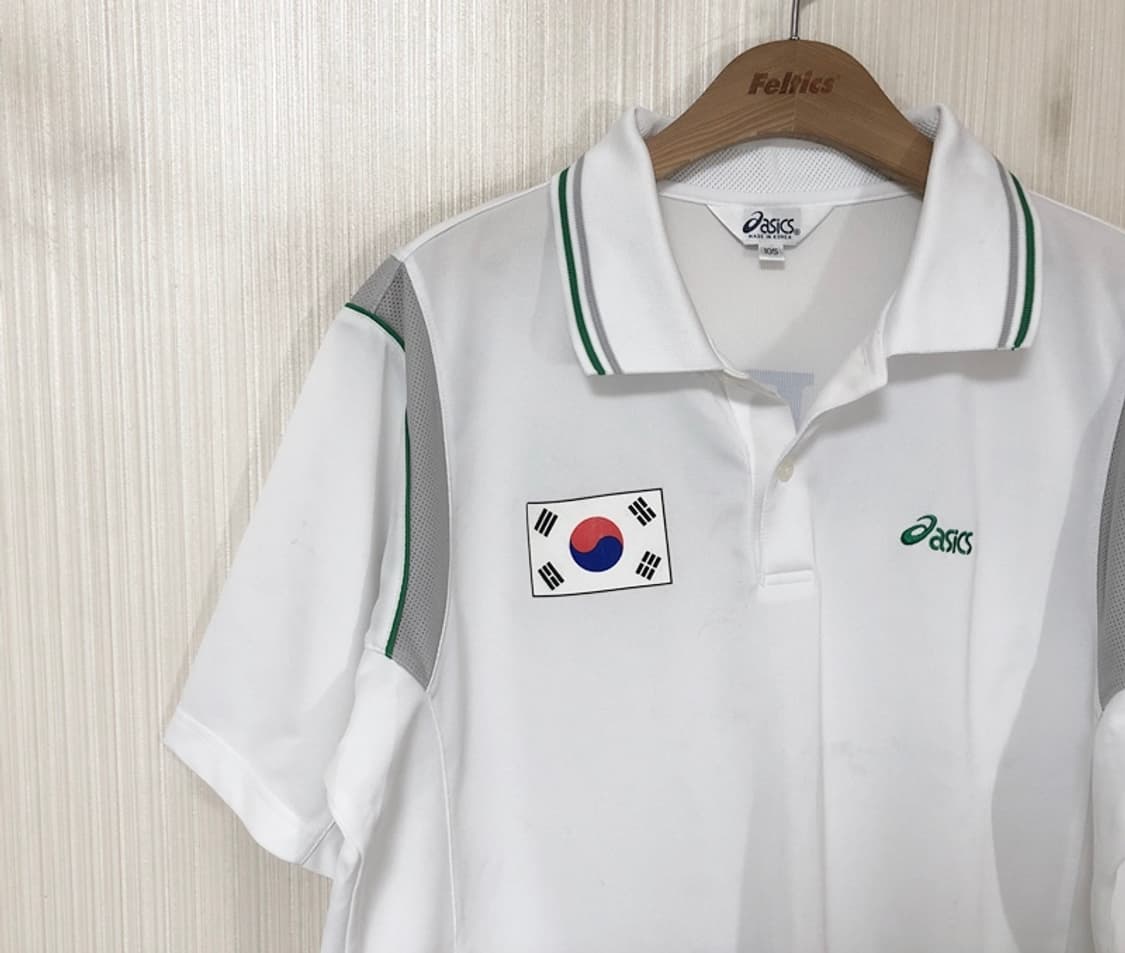 아식스국대 국대KOREA 국대지급용 폴로티셔츠 105 상품이미지7