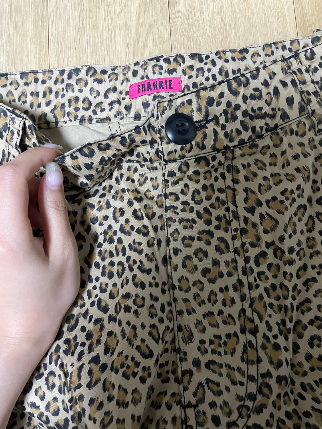 하이타이드프랭키 포켓 카고팬츠 레오파드 M사이즈 상품이미지6