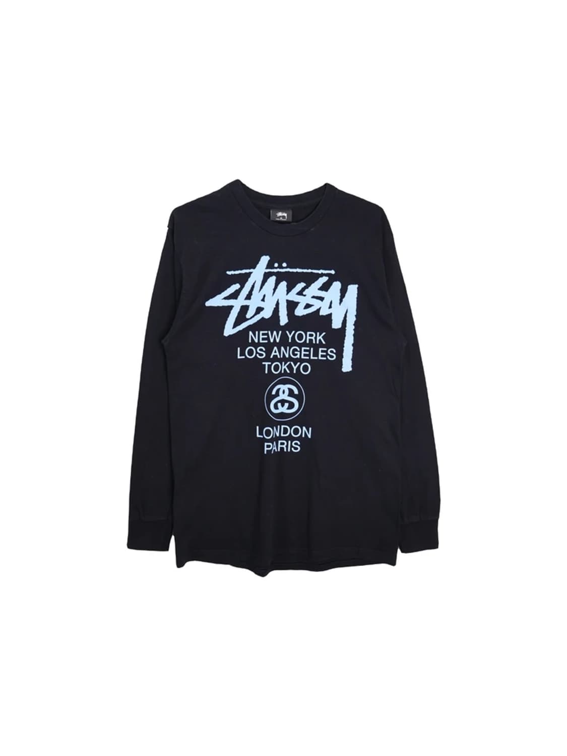 스투시 월드투어 블랙 롱슬리브 상품이미지4