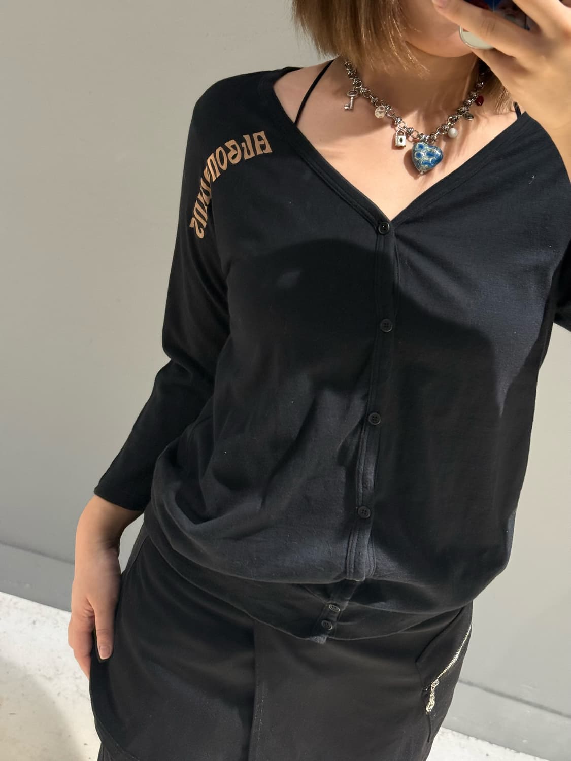 Algonquins back dragon point cardigan 상품이미지3