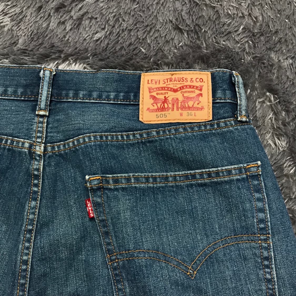 [[36] 리바이스(Levi's) 505 데님 쇼츠/반바지p276 상품이미지4
