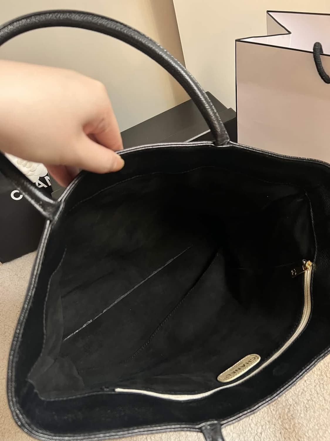 샤넬 빈티지 도트백 5번대 단품 상품이미지6