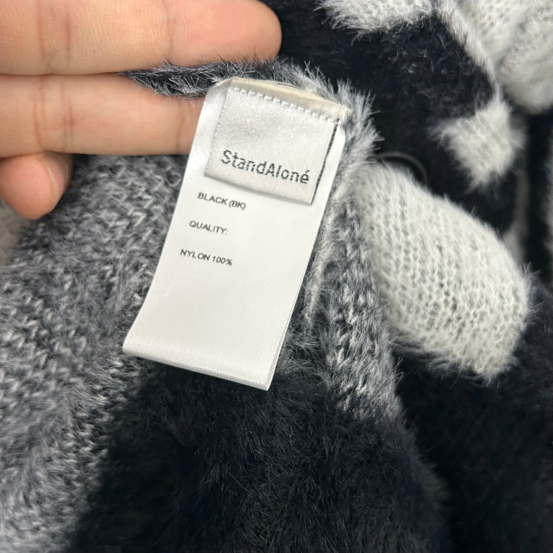 (NCT 재민착용) 스탠드얼론 체커보드 가디건 상품이미지9