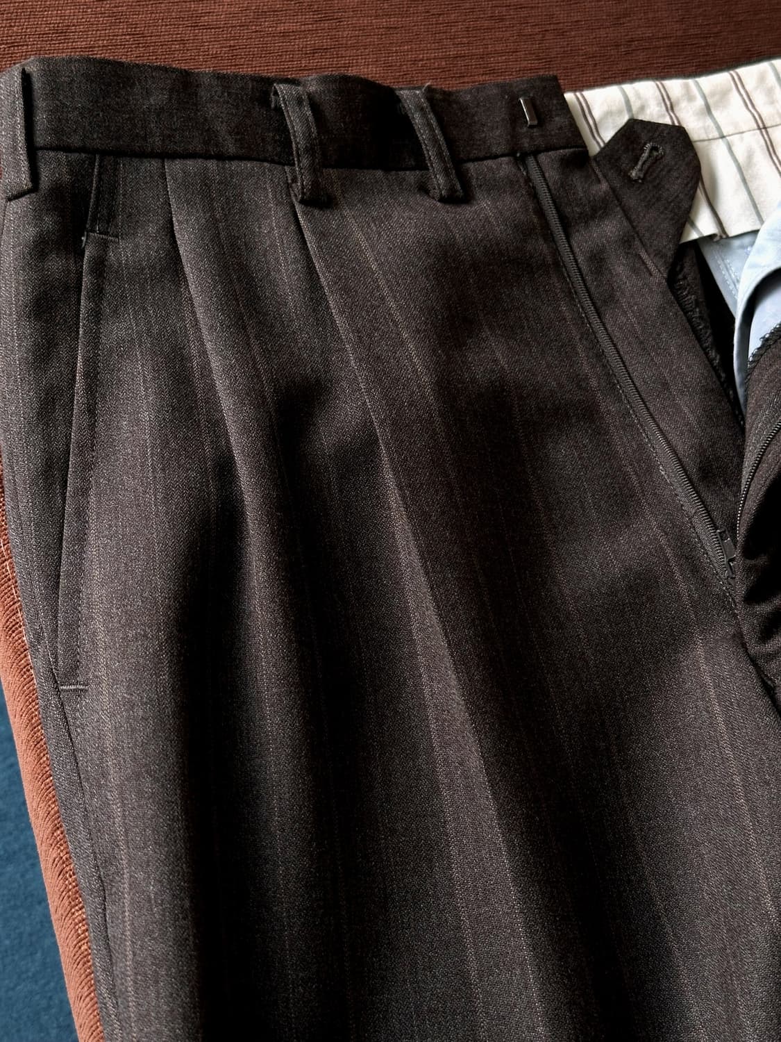 2 pleats wool patterned slacks 상품이미지3