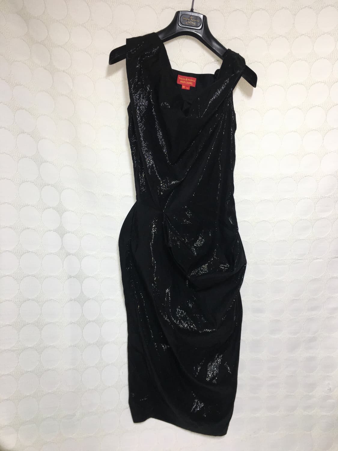 vivienne westwood 드레이핑 반짝이 드레스 상품이미지4