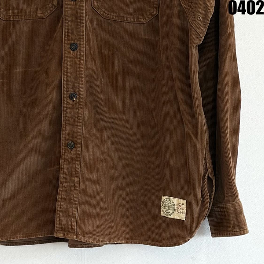 폴로 랄프로렌 코듀로이 셔츠 XL 0402 상품이미지3