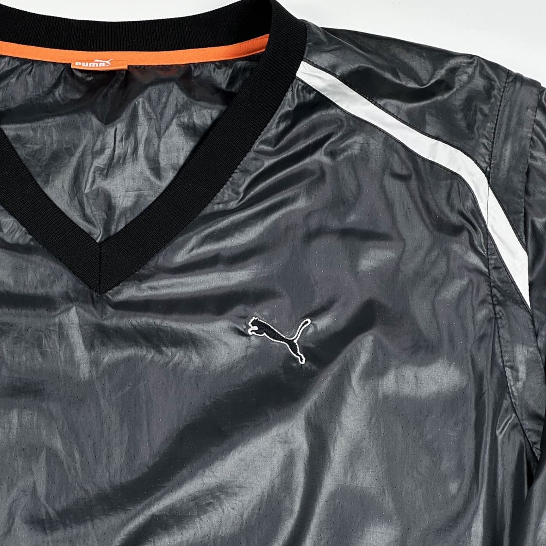 푸마 시그니처 로고 블랙 바람막이 웜업 (L) 상품이미지3