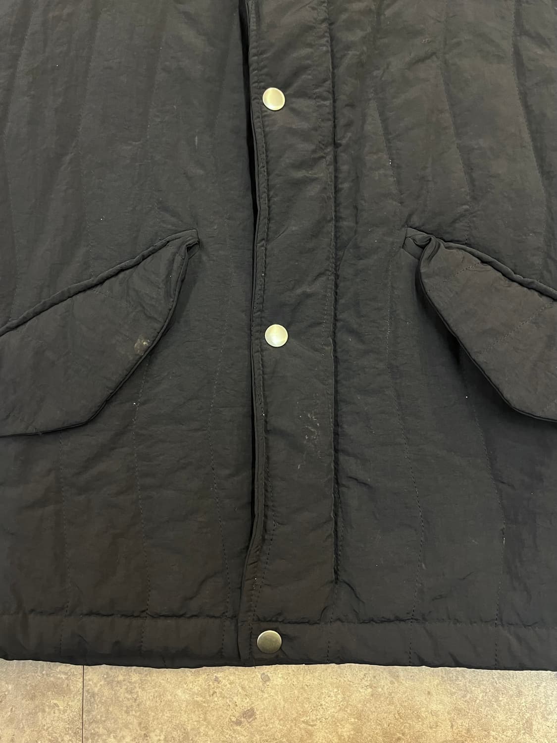 빈티지 퀄팅 자켓 블랙 #csz2840 상품이미지5