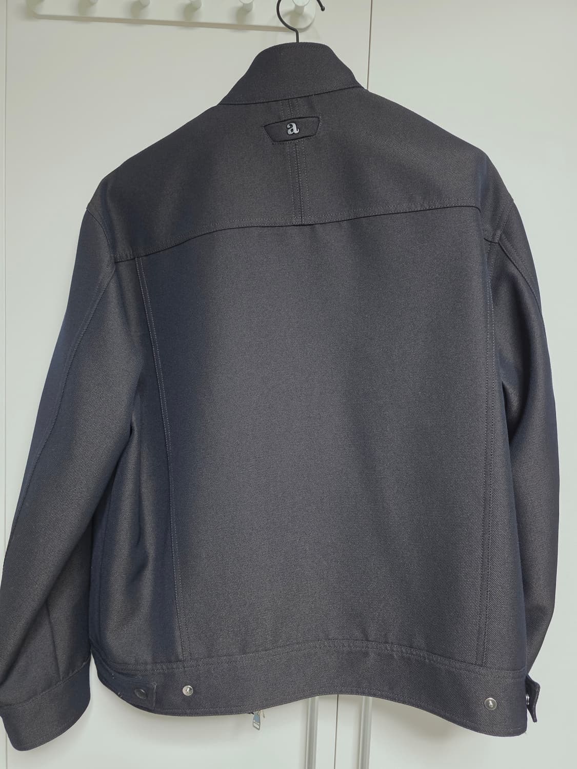 알레그리 블랙x브라운 투톤 헤링턴 점퍼 상품이미지2