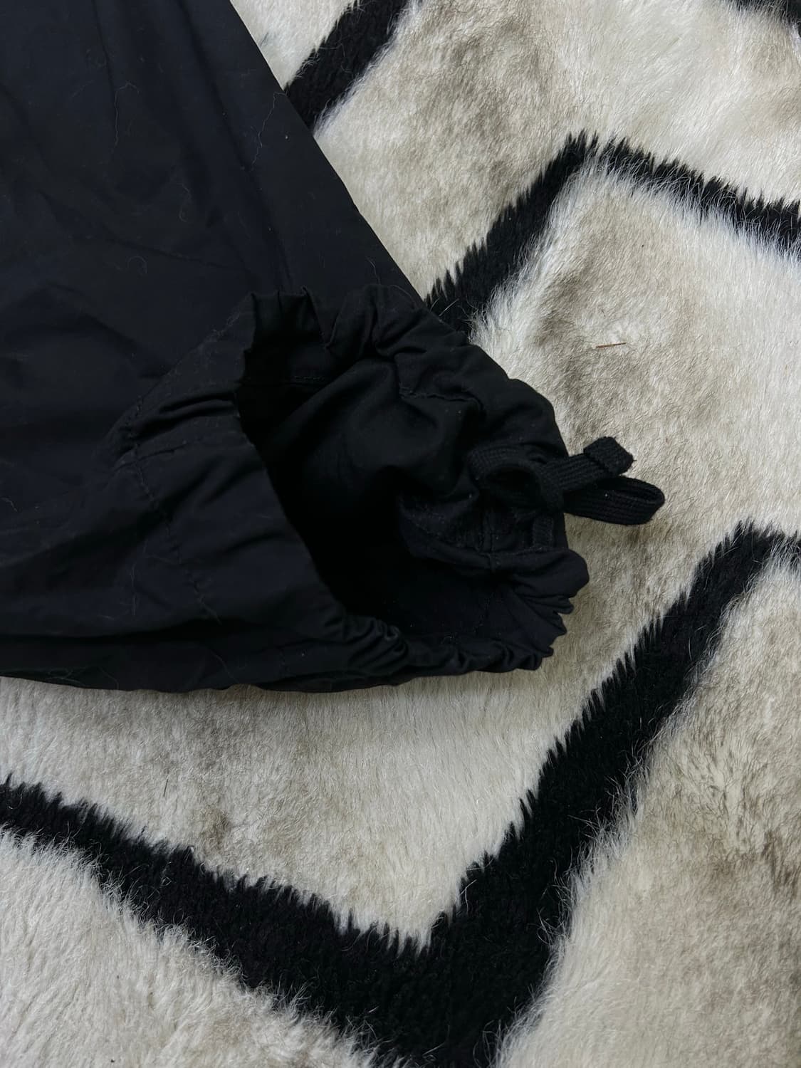 [L]유니클로C 카고 와이드 코튼 팬츠/블랙 상품이미지3