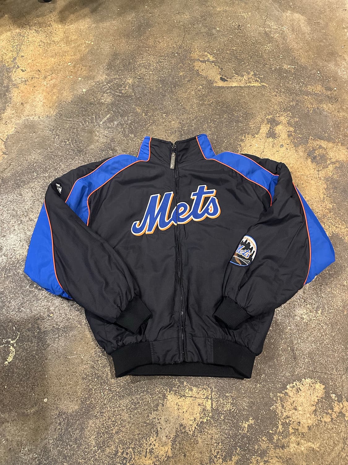 빈티지 00s 마제스틱 뉴욕 메츠 베이스볼 자켓 상품이미지1