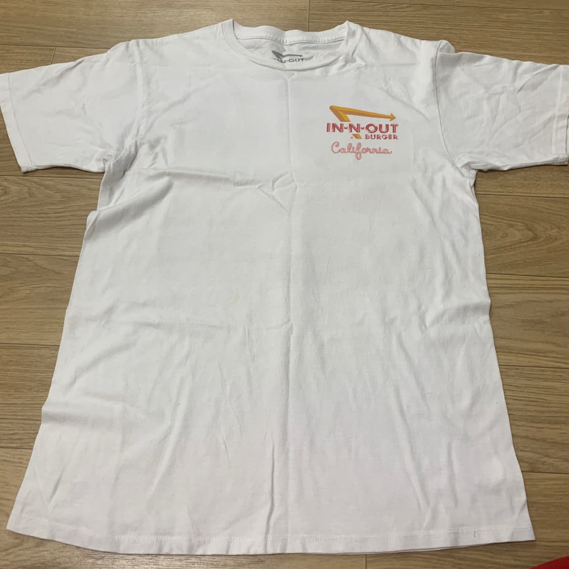 M) In-N-Out 인앤아웃 미판 백프린팅 반팔티 상품이미지1