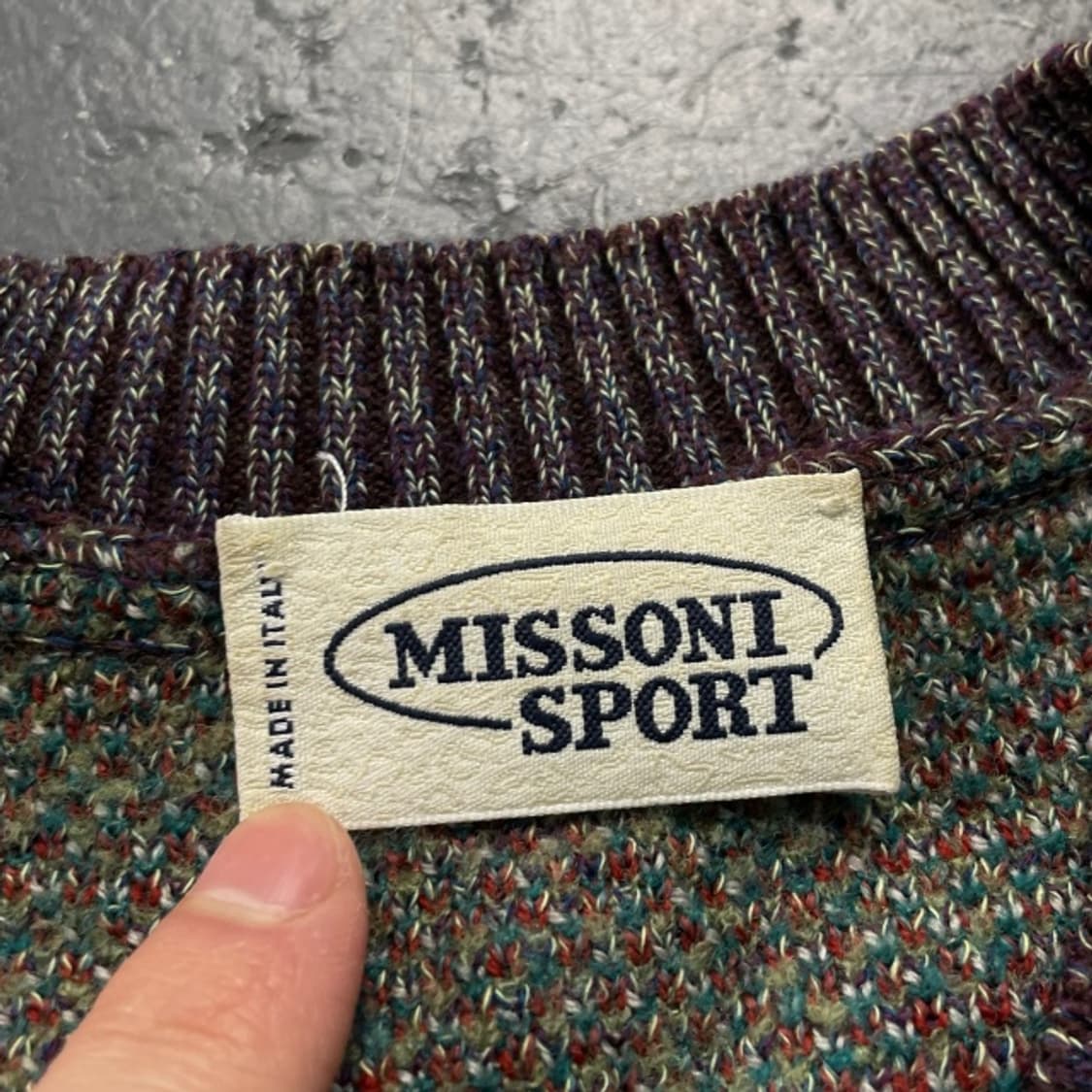 100 정품 미쏘니 니트  상품이미지3