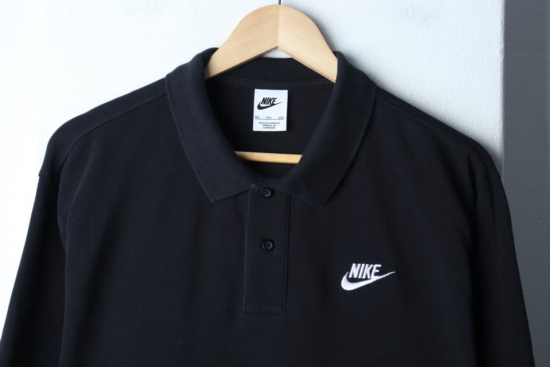 (2XL-3XL) 나이키 반팔 카라 티셔츠 빅사이즈 블랙-H31463 상품이미지3