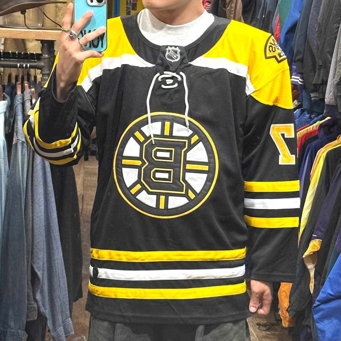 [HI] 아디다스 NHL 긴팔 하키티 블랙 상품이미지2