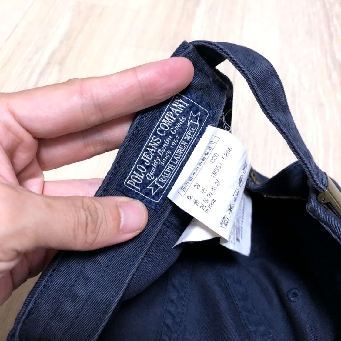 (ONE SIZE) 폴로 랄프로렌 POLO 폴로진스 성조기 볼캡 네이비 상품이미지6