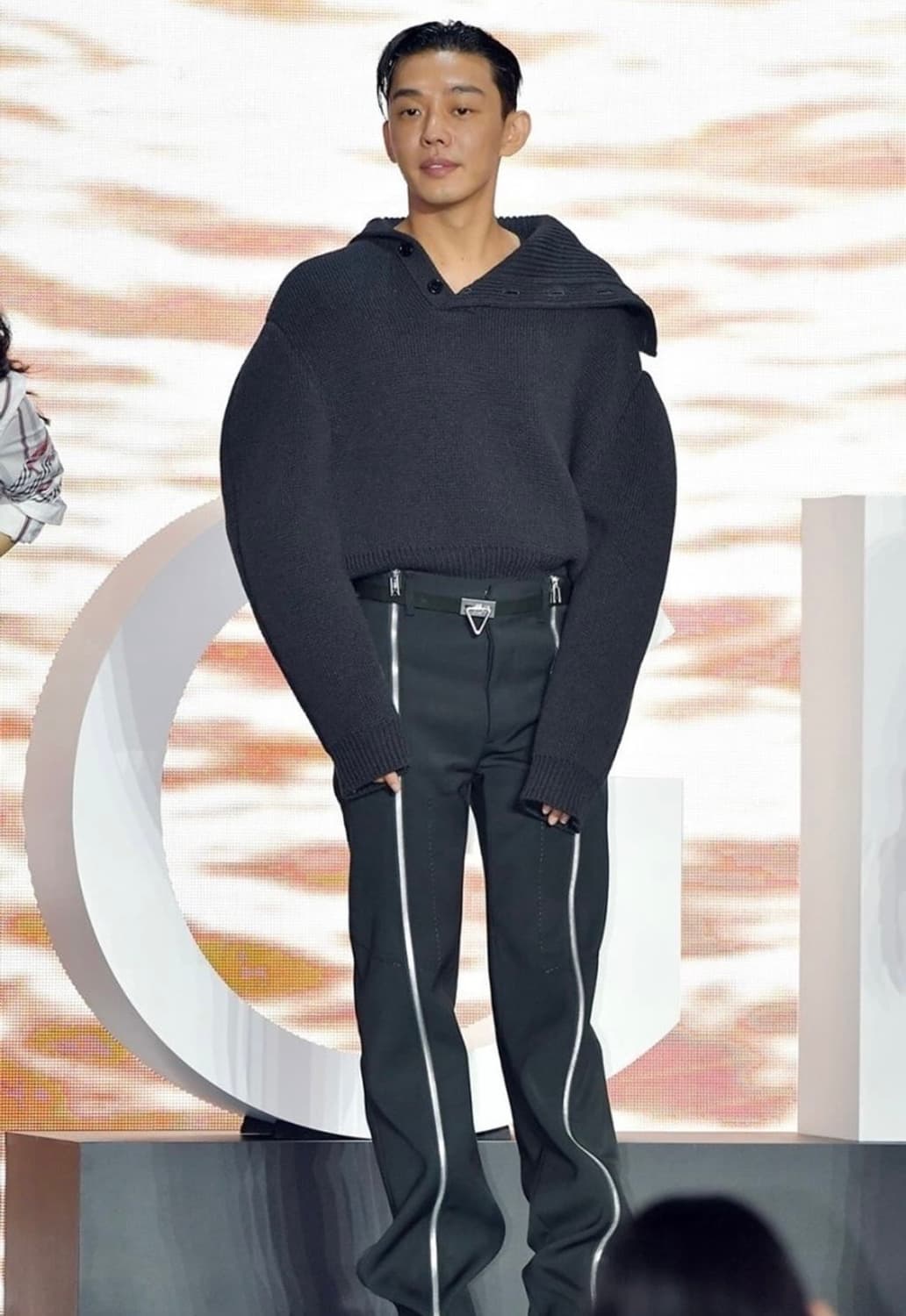 [M] 보테가 베네타 버튼 터틀넥 니트 점퍼 상품이미지7