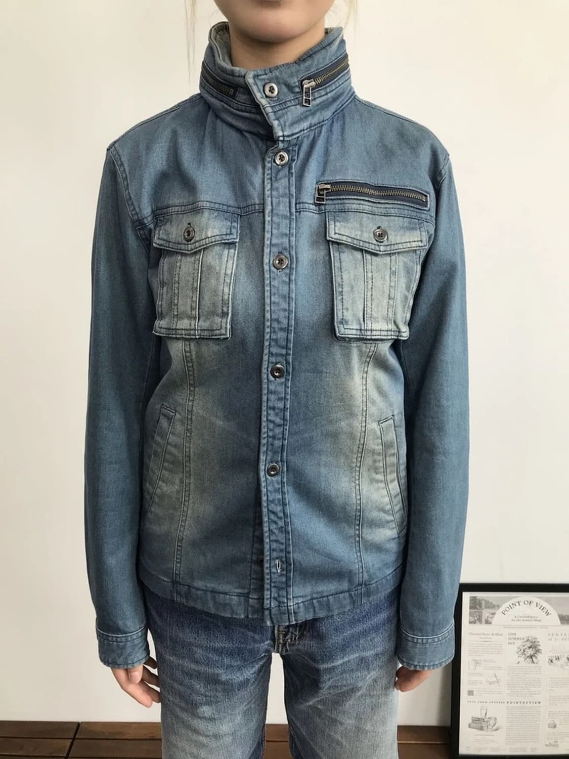 Vogush Light Fade Denim Jacket 상품이미지2