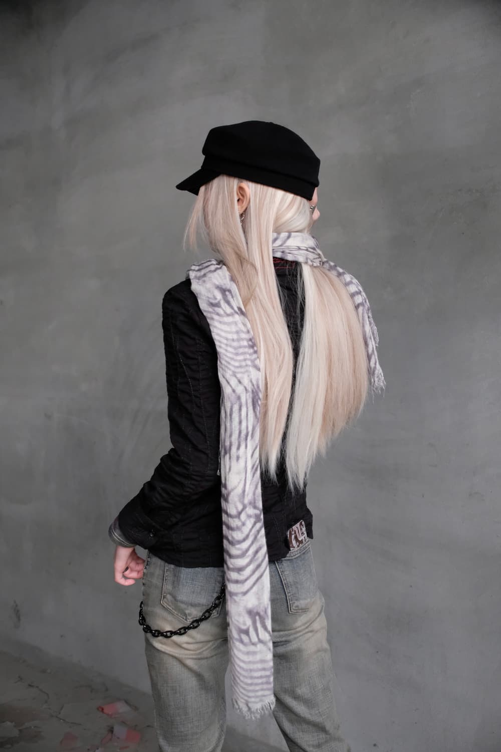 Curved crinkle shirt 상품이미지6